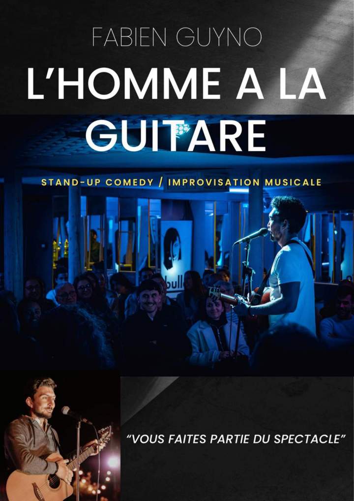 Affiche Fabien l'homme à la guitare Montauroux